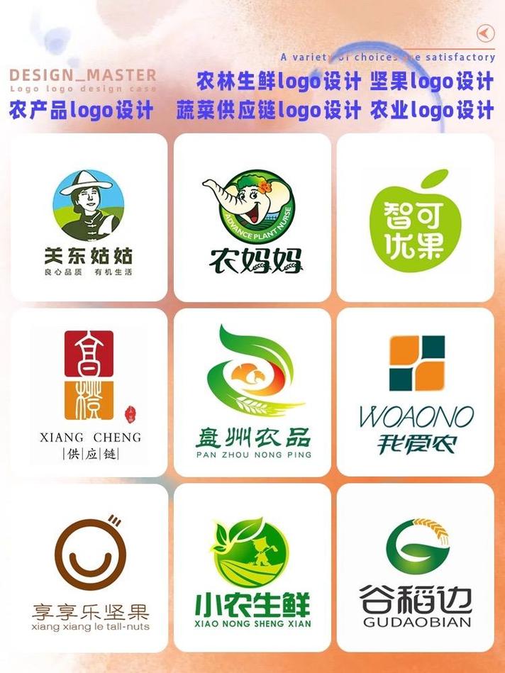 农产品logo设计坚果logo设计