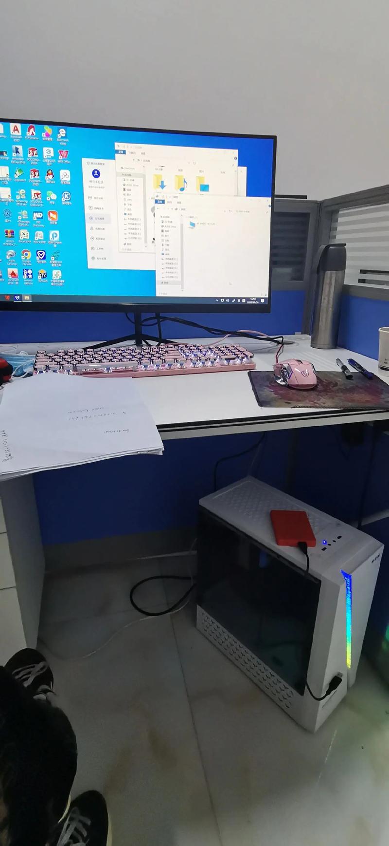 工厂办公室内部网络组建及打印机共享己完成